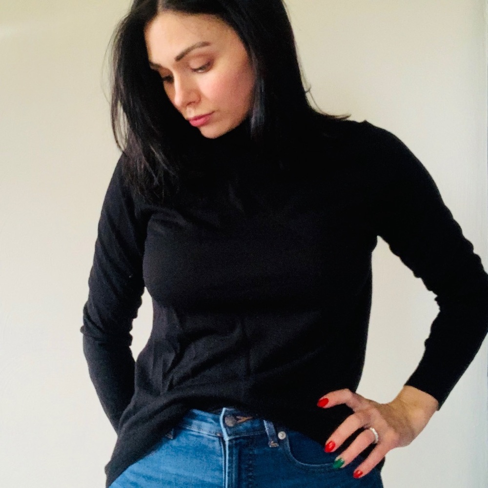 J. Crew black turtleneck